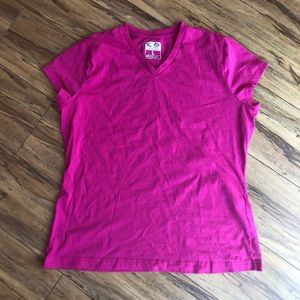 🔴5/$10🔴 Champion Duo Dry Pink V-Neck T-Shirt